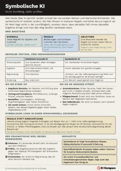 Vorschau des Cheat-Sheet Symbolische KI